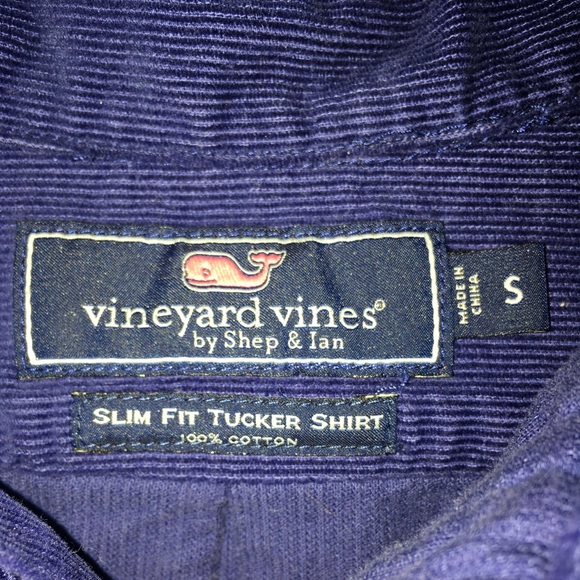 Vineyard Vines "Slim Fit Corduroy Tucker Shirt" - Picture 3 of 4