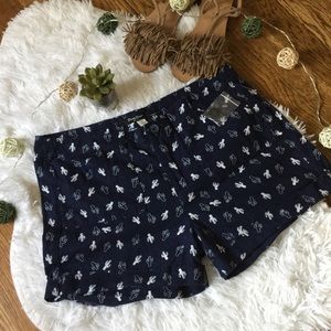 🌵Cactus Print Linen Shorts🌵 Boom Boom Jeans