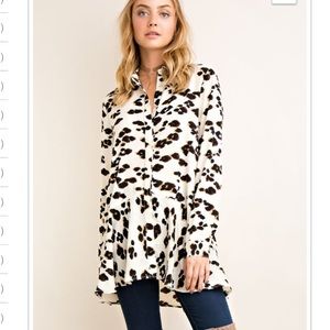 Leopard tunic