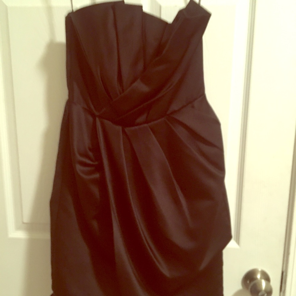 Black bridesmaids dress