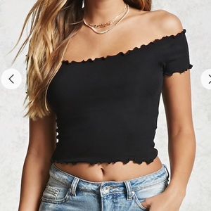 Off the shoulder crop top Off the shoulder crop top