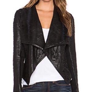 BLANK NYC leather moto jacket