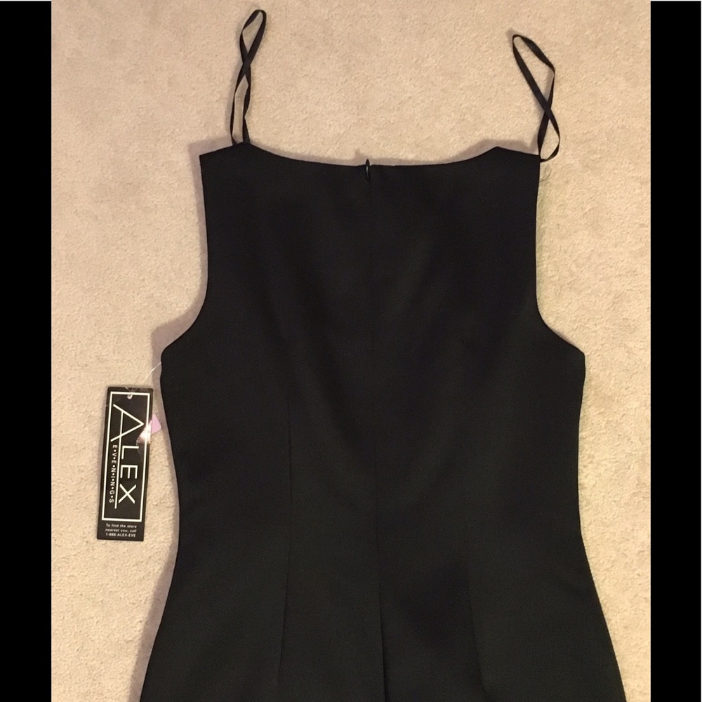 Alex Evening Black Dress NEW - Picture 4 of 5