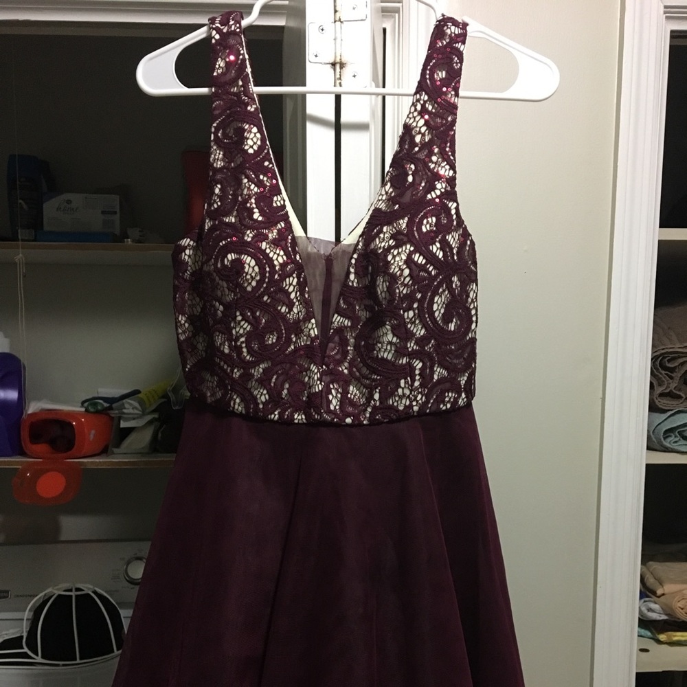 Burgundy Formal Dress