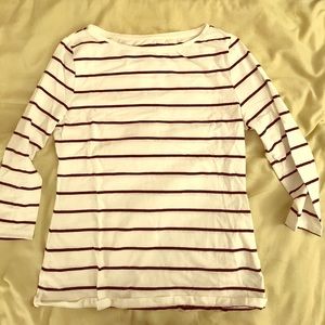 Merona 3/4 sleeve boat neck shirts