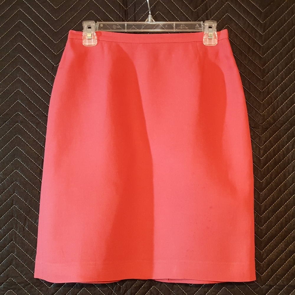 Linen blend skirt