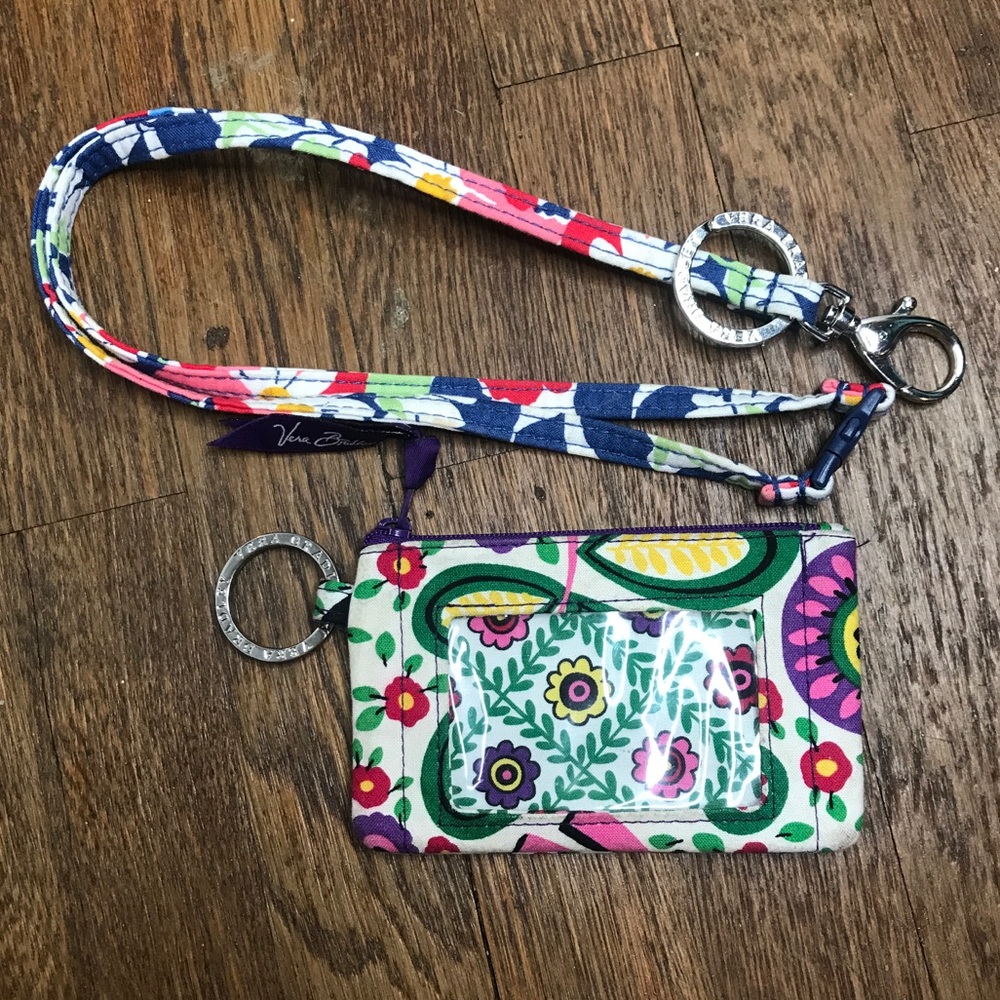 Vera Bradley ID holder/lanyard/jeweler organizer