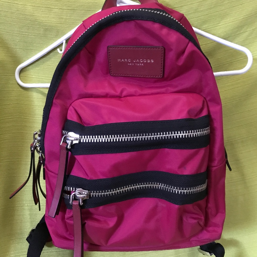 Marc Jacobs mini back pack. Raspberry color