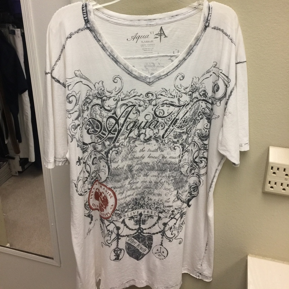 Aqua men's shirt