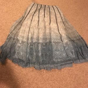 Beautiful blue skirt