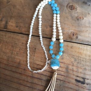 Beaded Tassel necklace