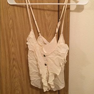 Oneill Brand Cream Crop Top