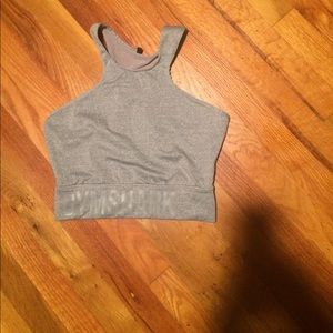 Gymshark like new crop top with mesh back