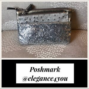 LOFT Adorable Glitter & Metallic Clutch! LOFT Adorable Glitter & Metallic Clutch!