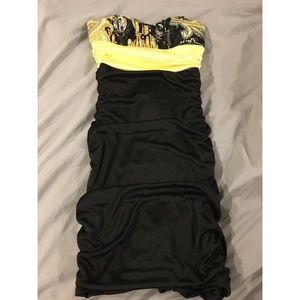 Sexy Silky Strapless Dress