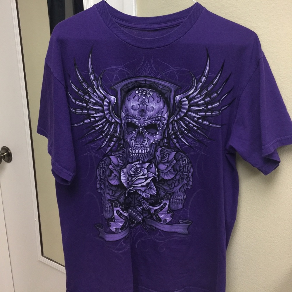 Skull rise t shirt
