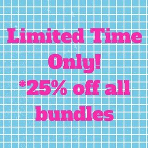 Limited Time - 25% off all bundles