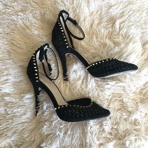 ZARA WOMAN FALL/WINTER 12 BLACK RHINESTONE HEELS ZARA WOMAN FALL/WINTER 12 BLACK RHINESTONE HEELS