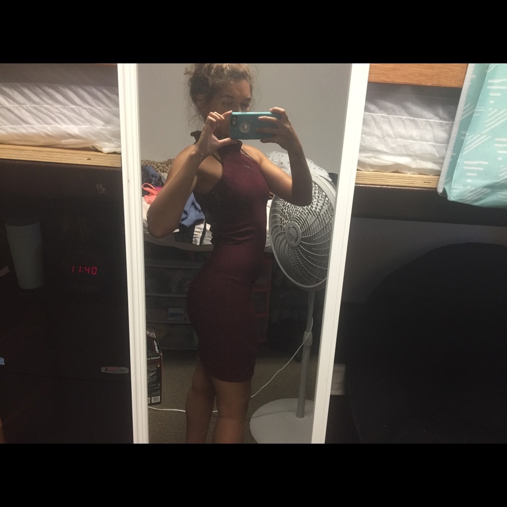 Maroon Dress