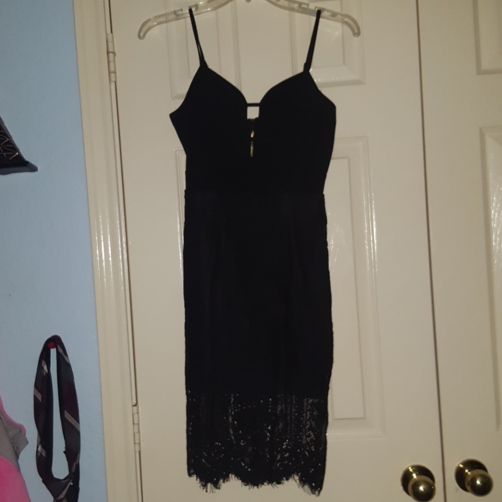 Sexy black dress