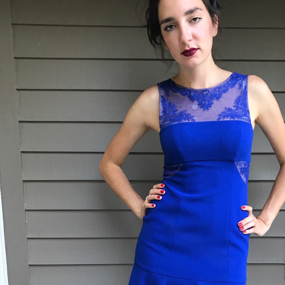 👗❤️👗 NWT BCBG royal blue dress. Size 2 👗❤️👗