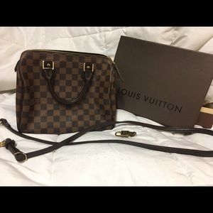 Never used Louis Vuitton Damier Speedy 25