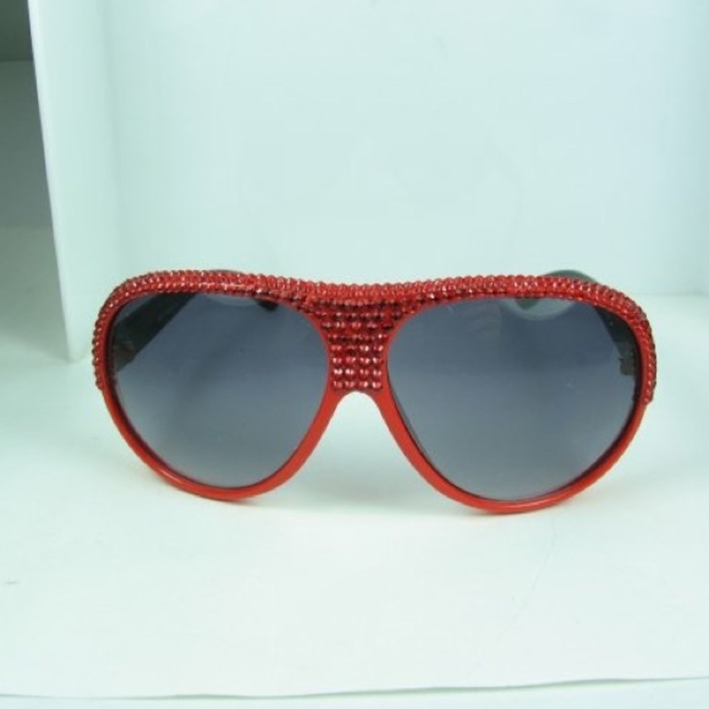 Oversized Swarovski Crystallized Sunglasses