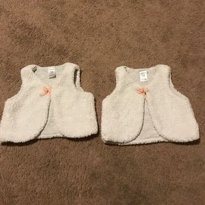 White fur vest White fur vest