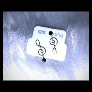 Music note earrings