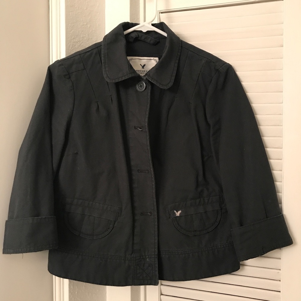 American Eagle navy blue jacket