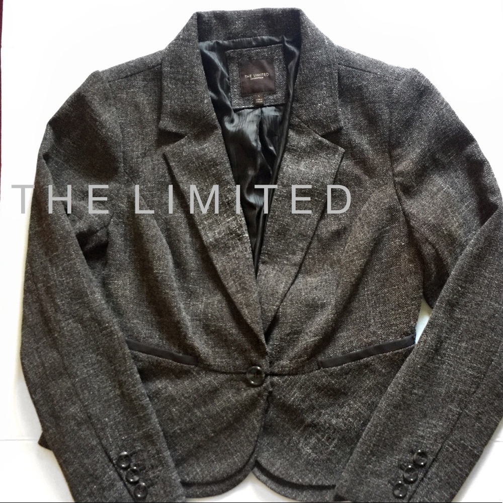 The Limited • Wool One Button Jacket • Sz L/8-10