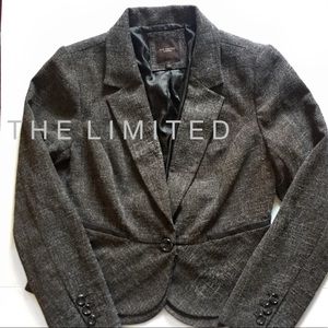 The Limited • Wool One Button Jacket • Sz L/8-10