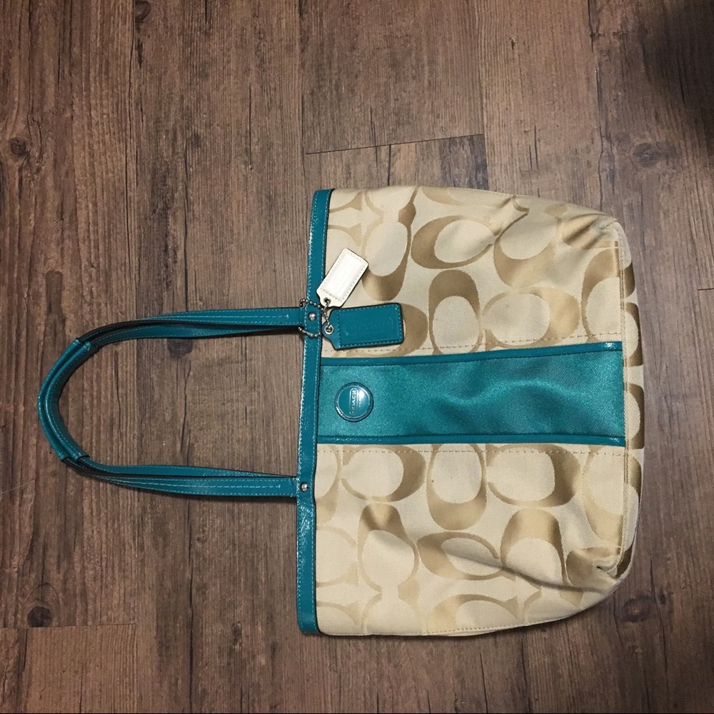 Coach mini tote purse