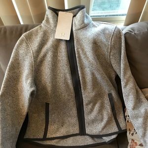It’s Fleecing Cold Zip Up - Size 10 Lulu