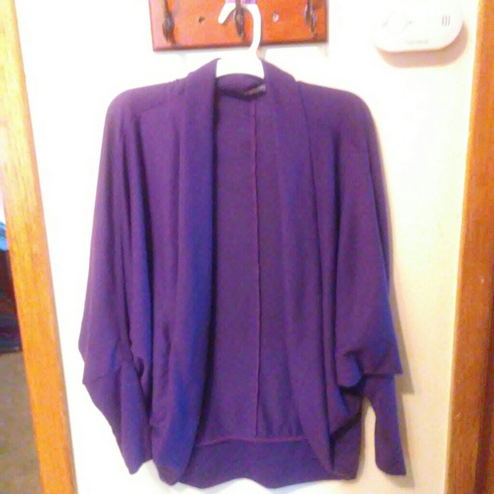 Purple Cardigan