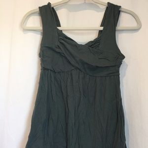 Dark Green Tank Top Shirt