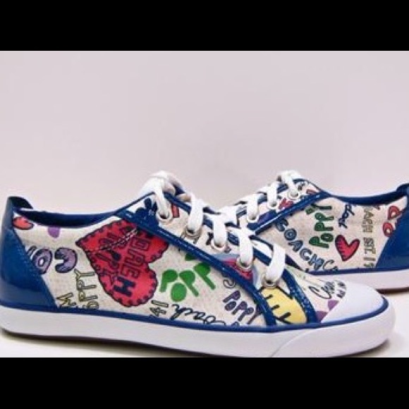 coach barrett poppy sneaker