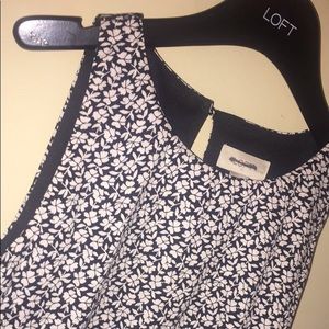 NWT Black and White floral Ann Taylor LOFT dress