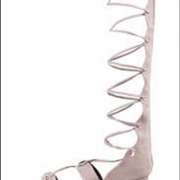 jeffery campbell leather suede gladiator sandals - Picture 4 of 8