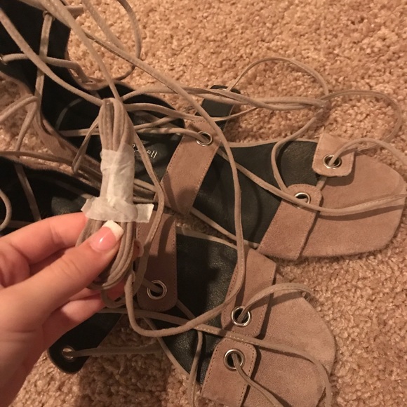 jeffery campbell leather suede gladiator sandals - Picture 6 of 8