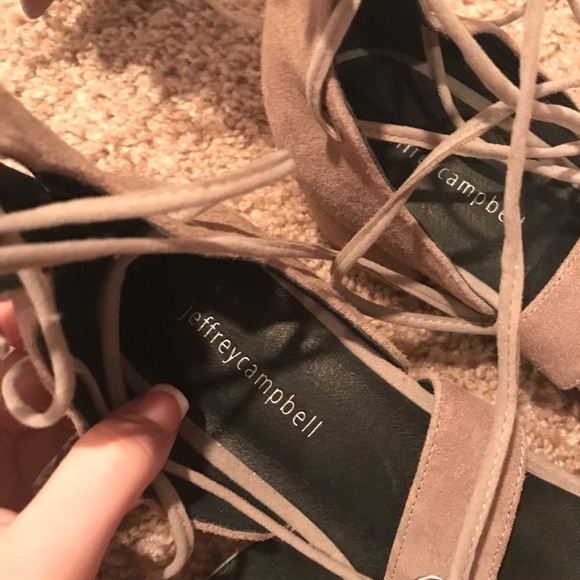 jeffery campbell leather suede gladiator sandals - Picture 7 of 8