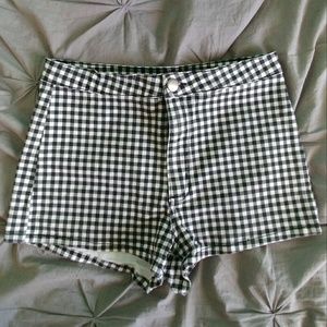 High Waisted Gingham Shorts High Waisted Gingham Shorts