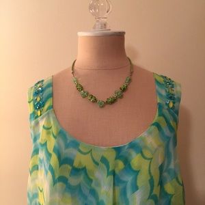 Fun beaded Ruby Road petite maxi dress