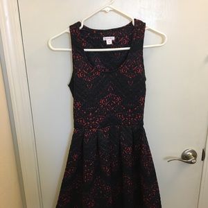 Xhiliration quilted floral print dress Sz XS Xhiliration quilted floral print dress Sz XS