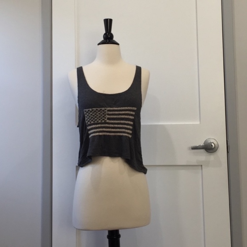 Brandy Melville FLAG TANK TOP