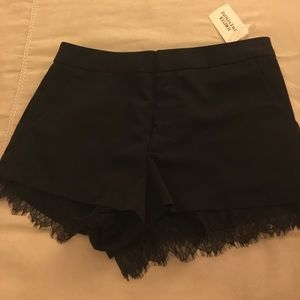 Black polyester shorts Black polyester shorts