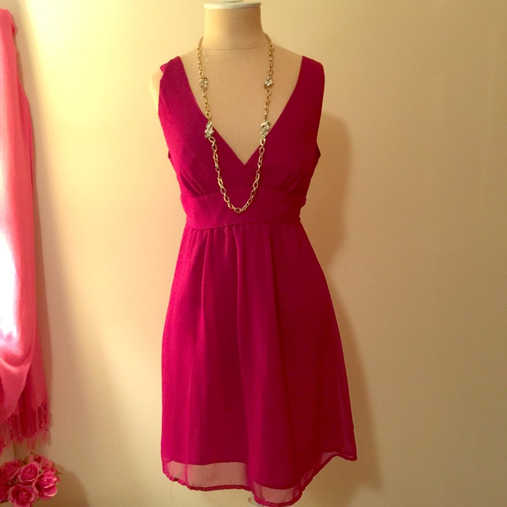 Sexy fuchsia Forever 21 (?) party dress