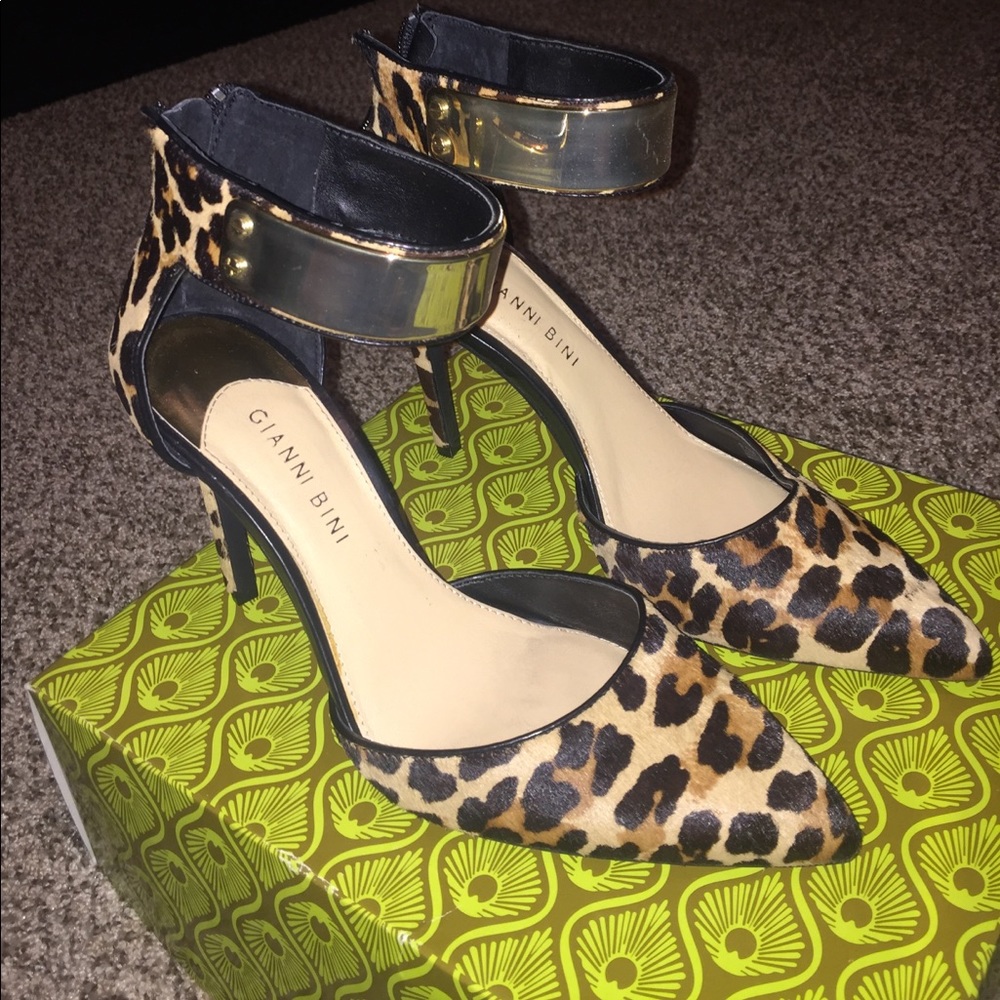 Cheetah print heels