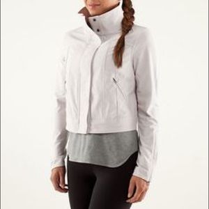 EUC Lululemon Seize The Day Jacket dune moto crop