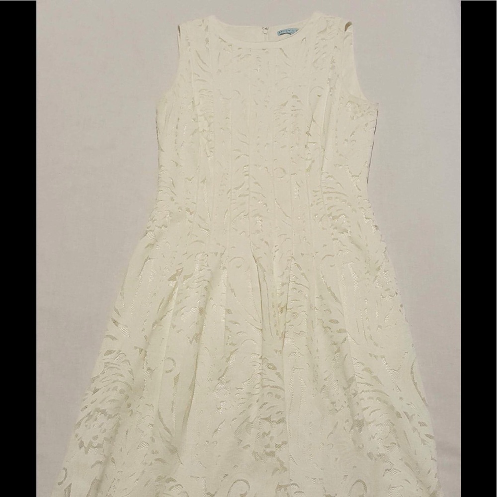 Antonio Melani White Lace Dress